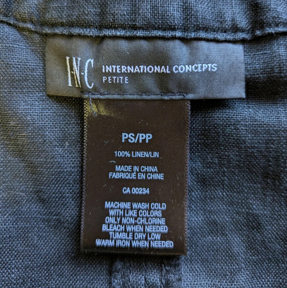 #🌻 129 INC International Concepts Black Ruffle Jacket - Picture 5 of 7